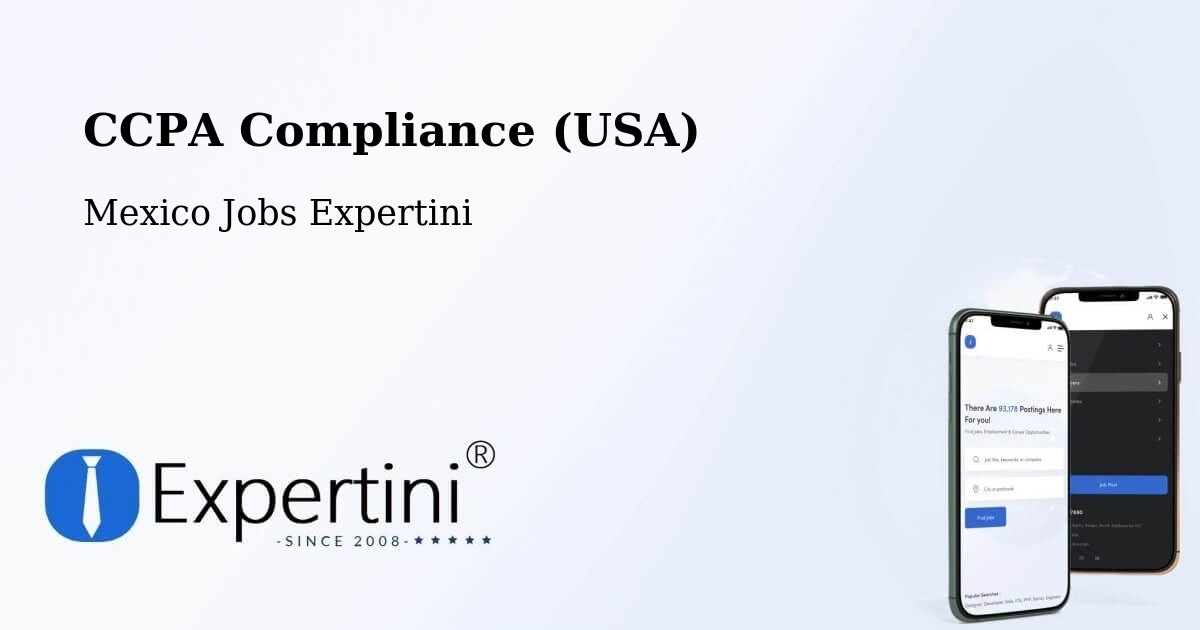 CCPA Privacy Rights & Compliance Notice – Tiltepec - Mexico Jobs Expertini
